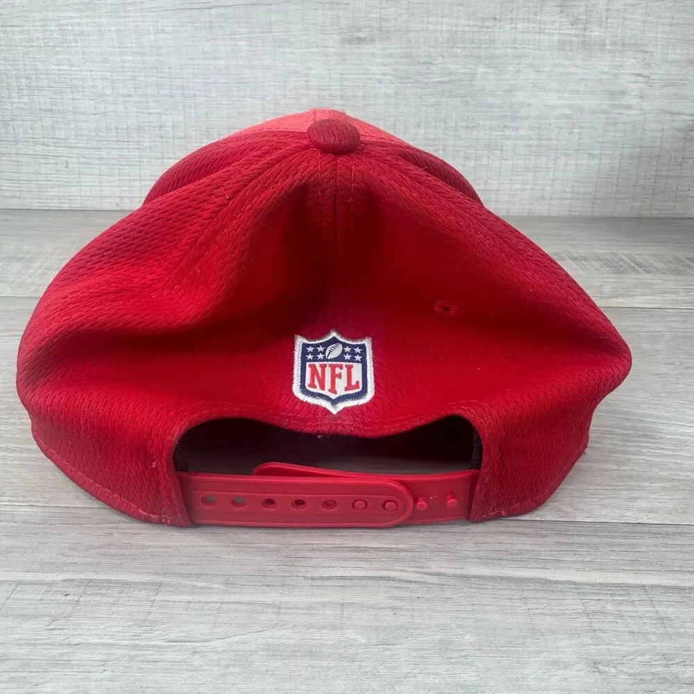 New Era San Francisco 49ers Cap Mens One Size Red Adjustable Strapback NFL Hat